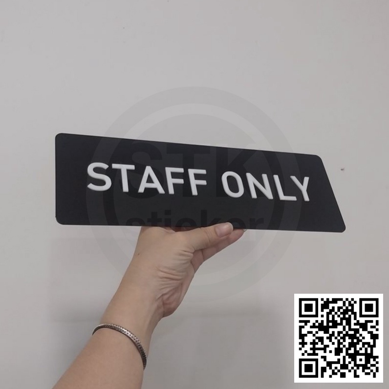 ป้าย-staff-only-ภาษาอังกฤษ