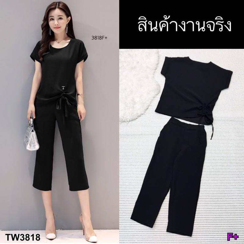 set-2-ชิ้น-เสื้อ-กางเกงขาห้าส่วน-tw3818