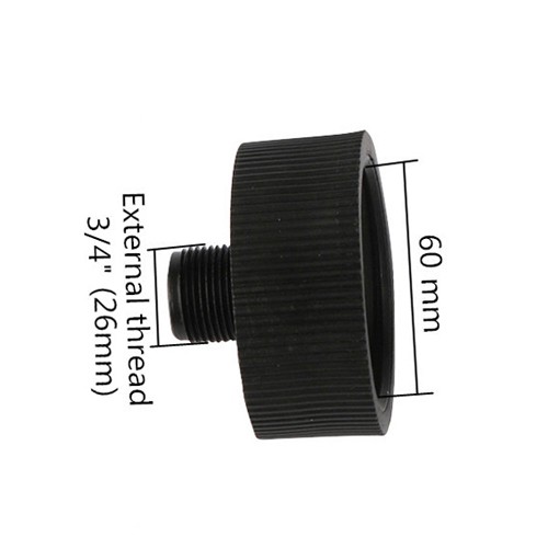อะแดปเตอร์ข้อต่อท่อระบายน้ํา 1 ชิ้น Ibc Tank S60 Thread To 3 / 4 