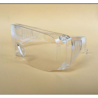 แว่นตาเซฟตี้ แว่นเซฟตี้ แว่นใส กันน้ำ กันฝุ่น เกรด A (Clear Safety Glasses)