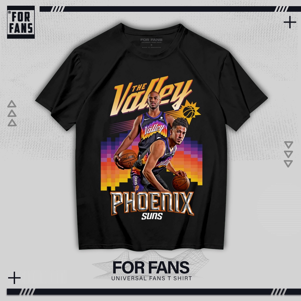 ราคาเสื้อยืด-พิมพ์ลายกราฟฟิคบาสเก็ตบอล-phoenix-suns-the-valley-icon-สําหรับผู้ชายs-3xl