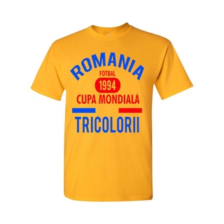 ใหม่ เสื้อยืดลําลอง แขนสั้น พิมพ์ลาย Romania Tricolorii 1994 World Cup Tribute สําหรับผู้ชาย