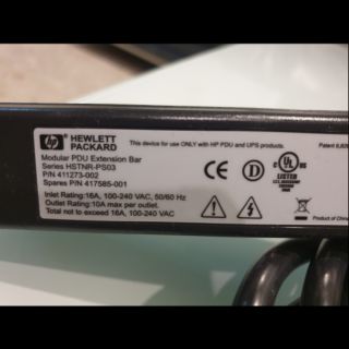 [ลด 80บ. โค้ด ENTH119]รางปลั๊กไฟอัจฉริยะ (Power Distribution Unit : PDU) HP PDU series HSTNR PS03
