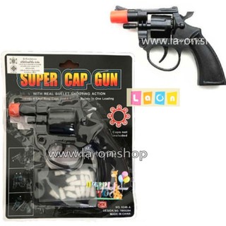 ภาพขนาดย่อของภาพหน้าปกสินค้าปืนแกป ปืนแก๊ปลูกโม่ ปืนแก๊ป 8 นัด super cap gun โม่ 8 นัด พร้อมลูกแก๊ป ลูกแก๊ป พร้อมส่ง จากร้าน laonshop2 บน Shopee