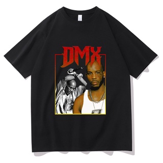 ใหม่ เสื้อยืดแขนสั้น ผ้าฝ้าย 100% พิมพ์ลาย Rap DMX สไตล์ฮิปฮอป เรโทร สตรีท สําหรับผู้ชาย LHZYS-5XL