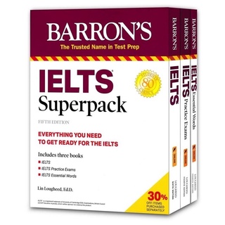 IELTS SUPERPACK (BARRONS: THE TRUSTED NAME IN TEST PREP (3 BK.) 9781506268705
