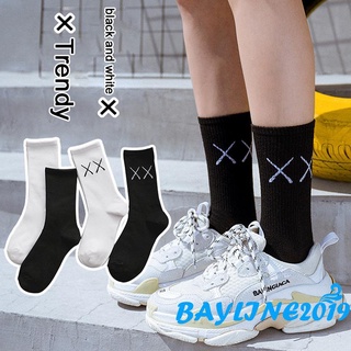ภาพขนาดย่อของสินค้าBay- ผู้ชาย ผู้หญิง ถุงเท้ากีฬา สะดวกสบาย รูปไม้กางเขน กันกระแทก ถุงเท้ากลางแจ้ง
