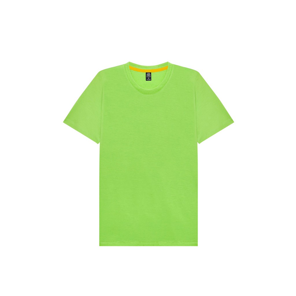เสื้อยืดคอกลม-สีเขียวเมล่อน-คอตตอน100