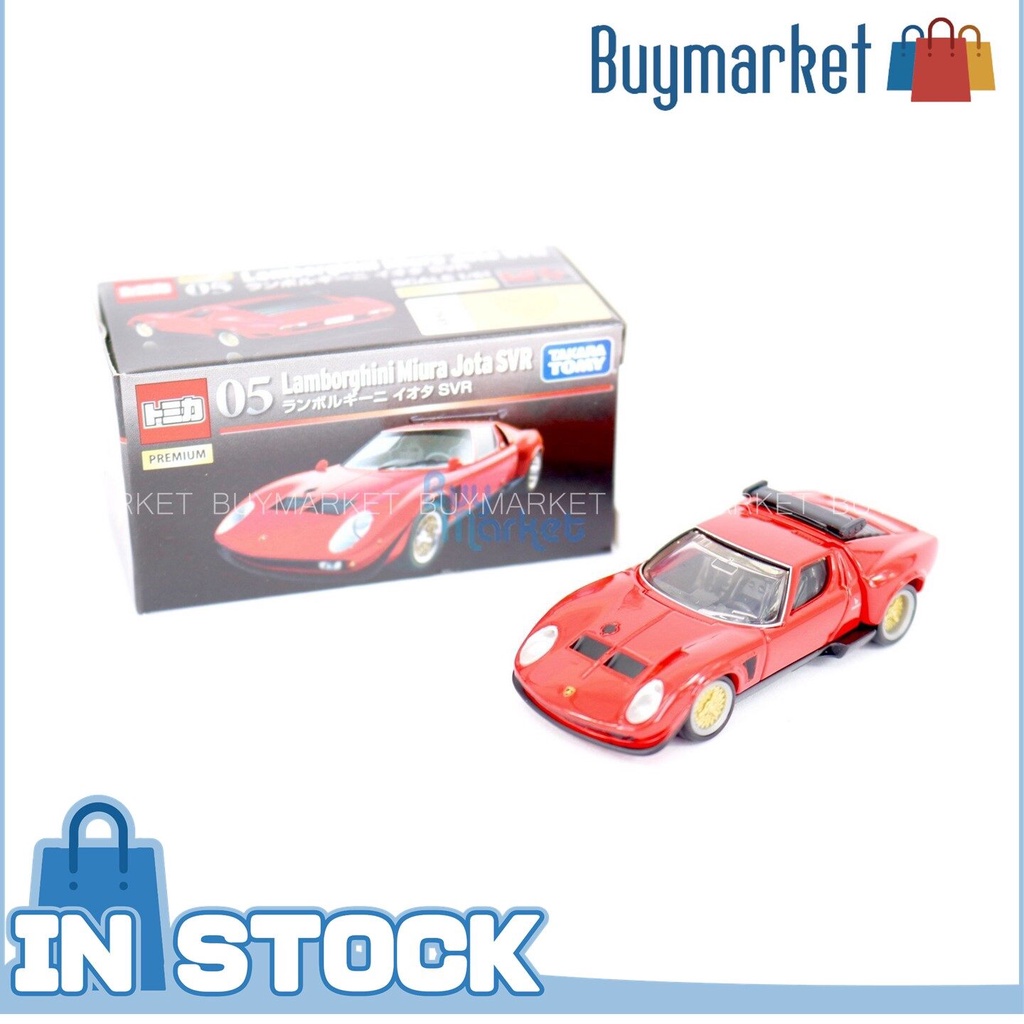 ของแท้-takara-tomy-tomica-premium-no-05-lamborghini-miura-jota-svr-diecast-car-japan