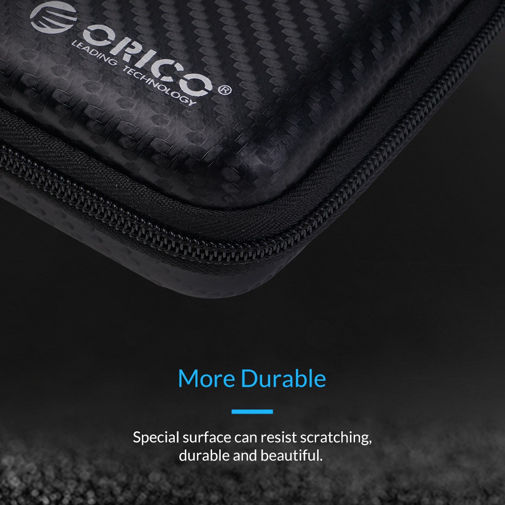 ภาพสินค้า(PHM-25-BK)ORICO Protection Bag for External 2.5 inch Hard Drive/Earphone/U Disk Hard Disk Drive Case (5.5*3.5*1 inch) จากร้าน toara บน Shopee ภาพที่ 7