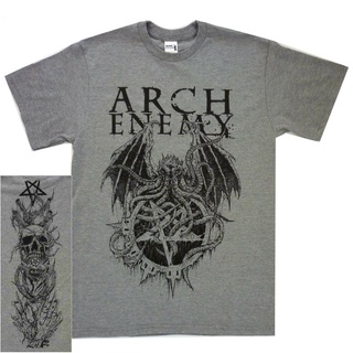 เสื้อยืดโอเวอร์ไซส์ใหม่ เสื้อยืด ลาย Arch Enemy Cthulhu Grey Alopkd81Jopcom05S-3XL