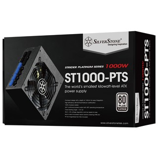 POWER SUPPLY (อุปกรณ์จ่ายไฟ) SILVERSTONE 1000W STRIDER 80 PLUS PLATINUM (ST1000-PTS)