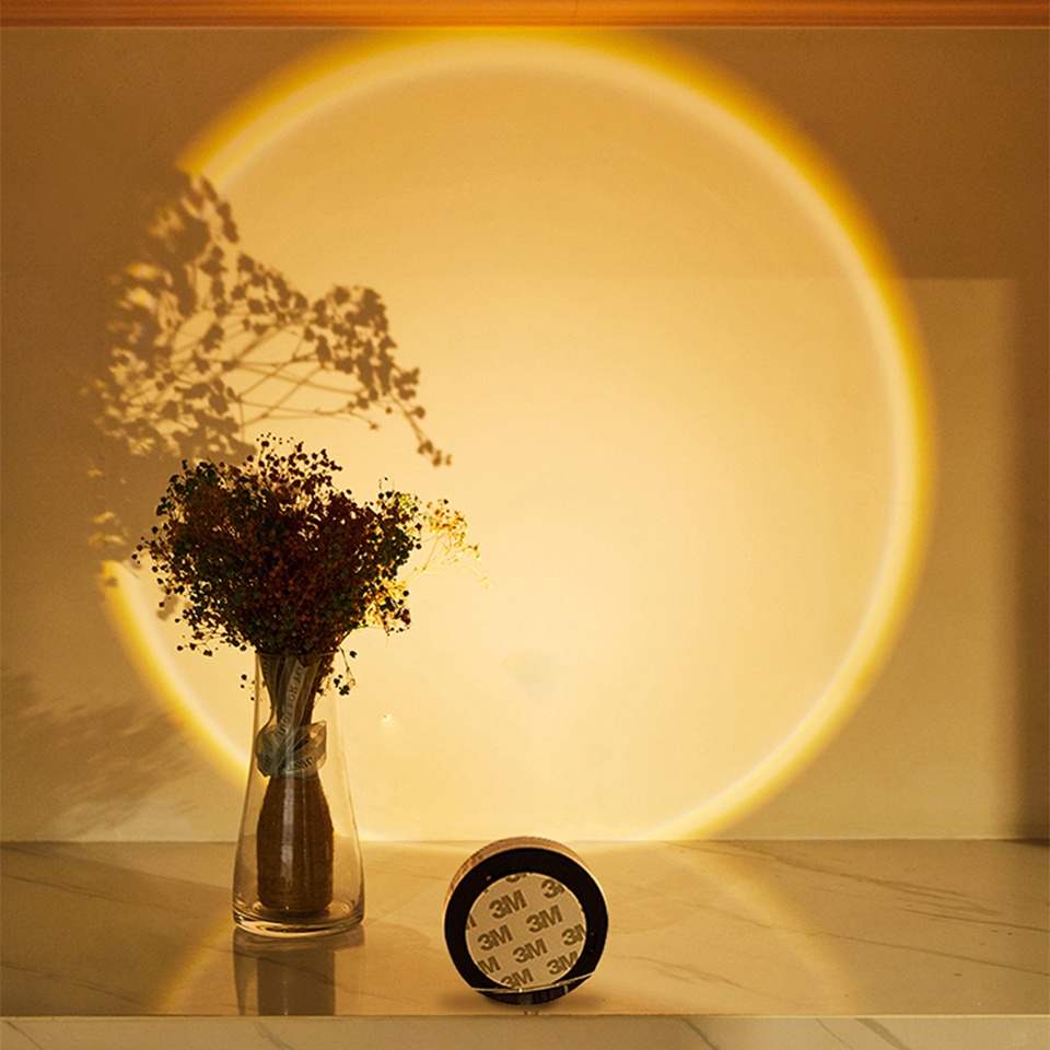 ภาพสินค้าโคมไฟ LED รูปพระอาทิตย์ตก ใช้แบตเตอรี่ สําหรับตกแต่งตู้เสื้อผ้า ห้องนอน จากร้าน lovesunshine.th บน Shopee ภาพที่ 3
