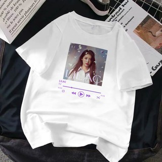 เสื้อยืดโอเวอร์ไซซ์ พิมพ์ลาย IU Lilac PlaylistS-5XL