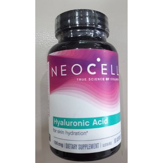 Neocell Hyaluronic Acid Nature’s Moisturizer 60 แคปซูล กรดไฮยาลูโรนิค เติมเต็มร่องลึกให้กับผิวและหลุมสิว ช่วยให้ผิวเรียบ