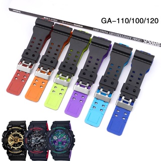 ภาพขนาดย่อของสินค้าสายนาฬิกาข้อมือ TPU สําหรับ Casio G-SHOCK GA100 GA 110 120 150 200 300 400 700 GD100 110 120 GAX-100 GW-8900 GLS-100