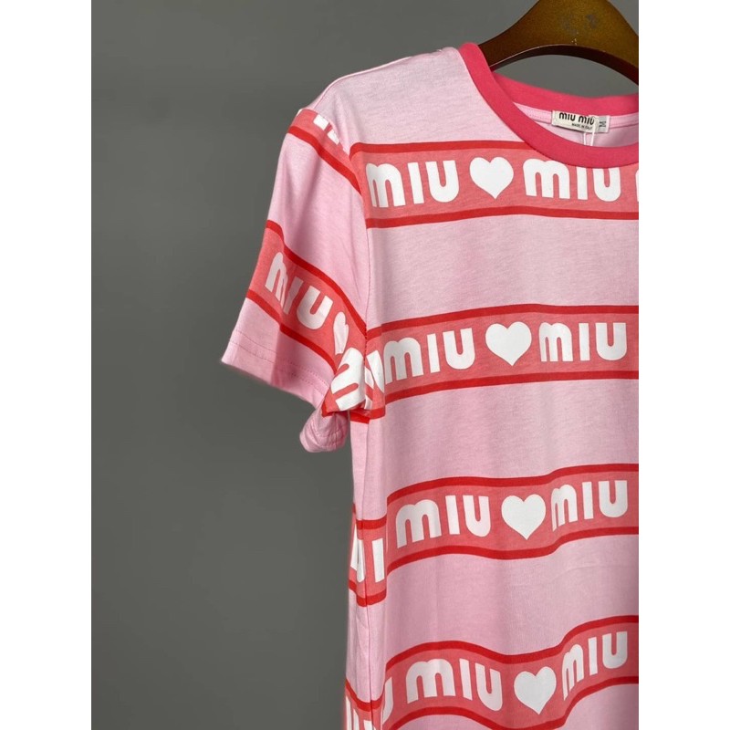 miumiuเสื้อยืดmiumiu-t-shirt