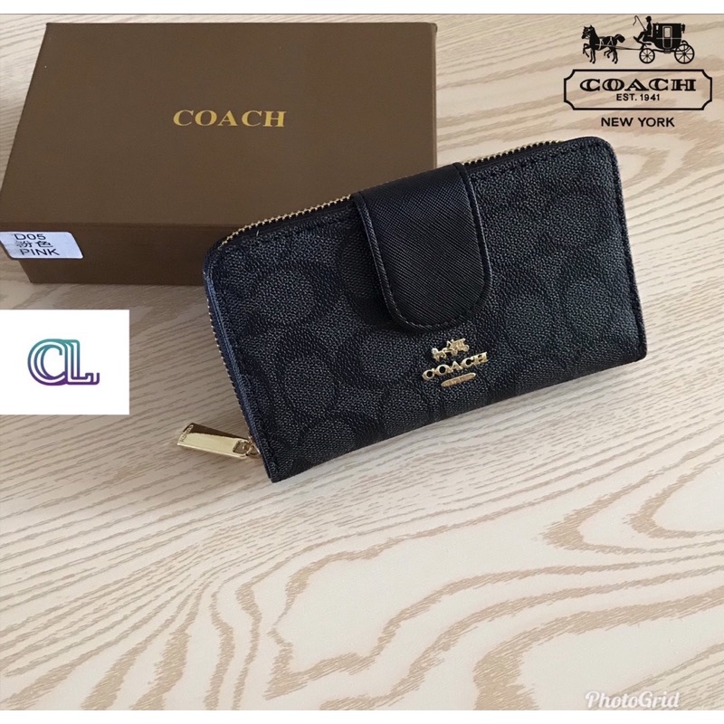 กระเป๋าตังค์ของ-coachงานง-aราคาถูก-รับประกันสินค้าตรงปก-100-สินค้ามีพร้อมกล่อง