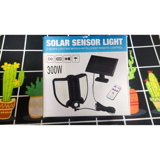 ไฟโซลาร์เซลล์ 300W No.YT-90 Solar sensor light