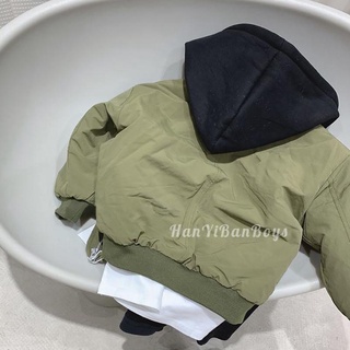 เสื้อแจ็กเก็ต แฟชั่นฤดูใบไม้ผลิ สไตล์เกาหลี สําหรับเด็ก