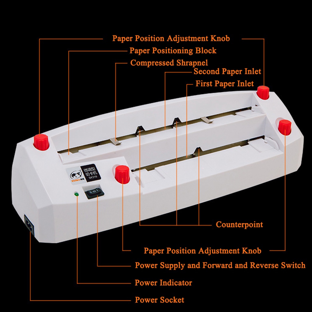 เครื่องตัดนามบัตรอัตโนมัติ-sk316-20w-ac220v-240v