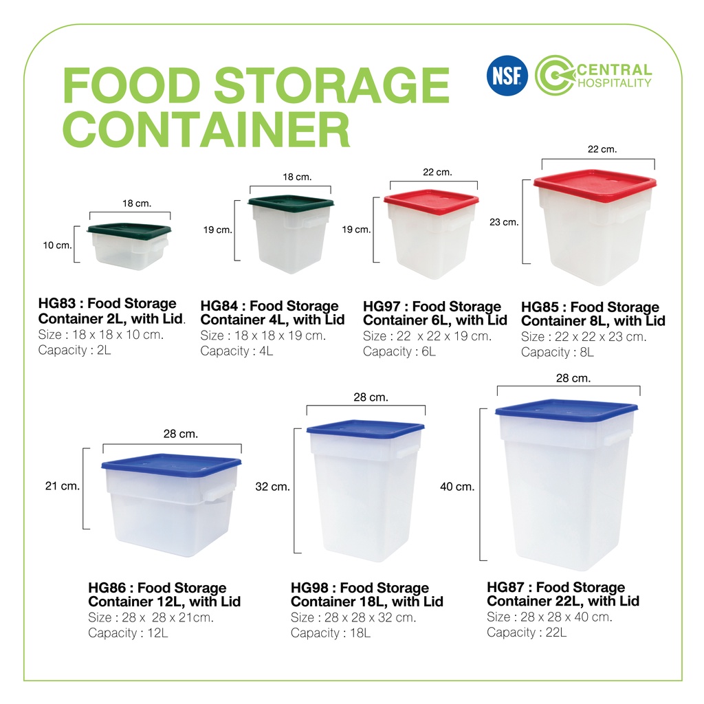 กล่องใส่อาหารพลาสติก-พร้อมฝาปิด-เก็บอาหารเเห้ง-อาหารสด-2-8-ลิตร-food-storage-container-with-lid