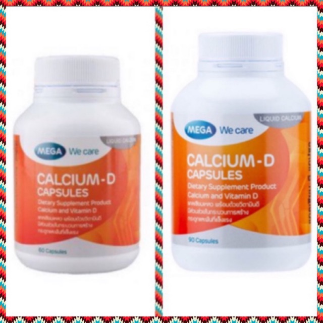 ภาพหน้าปกสินค้าMega Calcium D แคลเซียม ดี 60 เม็ด / 90 เม็ด จากร้าน sirinat0928844828 บน Shopee