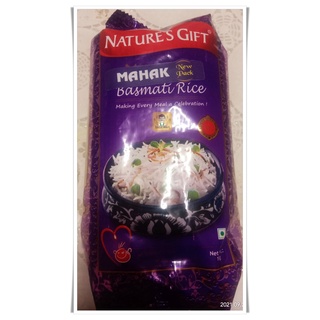 ภาพหน้าปกสินค้าข้าวบาสมาตี Mahak (1 กิโลกรัม) -- Nature’s Gift Mahak Basmati Rice (1 KG) ซึ่งคุณอาจชอบสินค้านี้