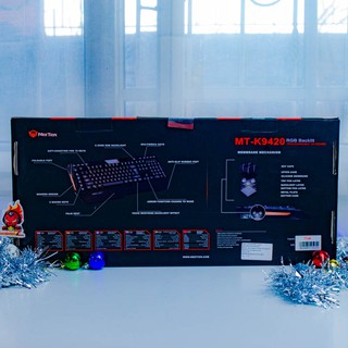 ภาพขนาดย่อของภาพหน้าปกสินค้าMT-K9420 Custom Macro Pro Membrane Meetion Gaming Keyboard จากร้าน mediazcom บน Shopee ภาพที่ 4