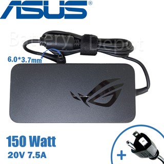 สินค้า Asus Adapter ของแท้ 20V/7.5A 150W หัวขนาด 6.0*3.7mm ADP-150CHB สายชาร์จ Asus, อะแดปเตอร์