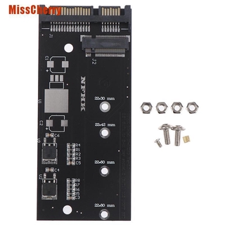 ภาพขนาดย่อของภาพหน้าปกสินค้าอะแดปเตอร์การ์ดขยาย Miss cherry Sata B + M Key M.2 Ngff Ssd To M.2 Sata 3 Raiser M.2 To จากร้าน inthespreba.th บน Shopee ภาพที่ 8