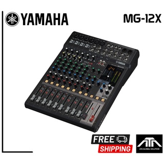 ** สินค้าประกัน Yamaha Thailand ** YAMAHA MG12X CV มิกเซอร์ อนาล็อก 12 ชาแนล 6 Mic / 12 Line (4 mono + 4 stereo)