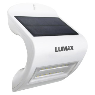 ไฟผนังภายนอก ไฟติดผนัง SOLAR 58-L0001 2 วัตต์ LUMAX พลาสติก คลาสสิก สีขาว โคมไฟภายนอก โคมไฟ หลอดไฟ WALL LAMP SOLAR 58-L0