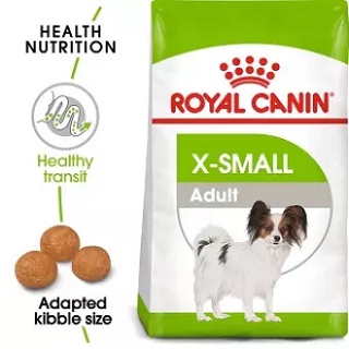 Royal Canin X-Small Adult (500g) อาหารสุนัข เม็ดจิ๋๋ว สำหรับสุนัขโตพันธุ์เล็ก ขนาด 500 กิโลกกรัม