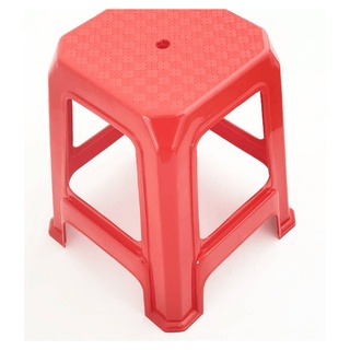 เก้าอี้พลาสติก 4ขา รุ่นZH006-RDสีแดง