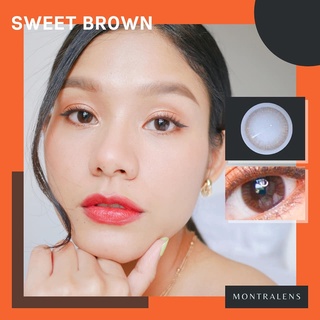 คอนแทคเลนส์🌈Sweet🌈 Brown/Gray (Montra) ขนาดมินิ💖