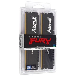 Kingston Fury Beast 32GB (2x16GB) DRAM DDR5 6000MHz Memory Kit, KF560C40BBK2-32