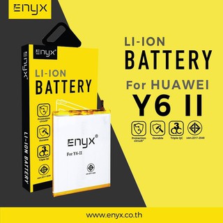 สินค้า Enyx  แบตเตอรี่ Huawei Y6ii  ความจุ 3100 mAh  **ของแท้ รับประกัน**