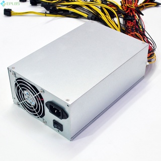 Eplbs 1800 / 2000W โมดูลาร์พาวเวอร์ซัพพลาย Psu สําหรับ 8 Gpu Eth Rig Ethereum Miner 160-240V