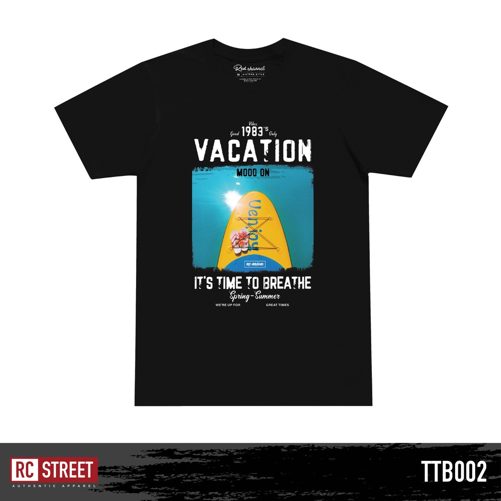 red-channel-เสื้อยืด-time-to-breathe-ttb-cotton-100