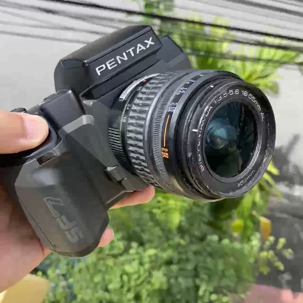 กล้องฟิล์ม-pentax-sf7-เลนส์-pantax18-55