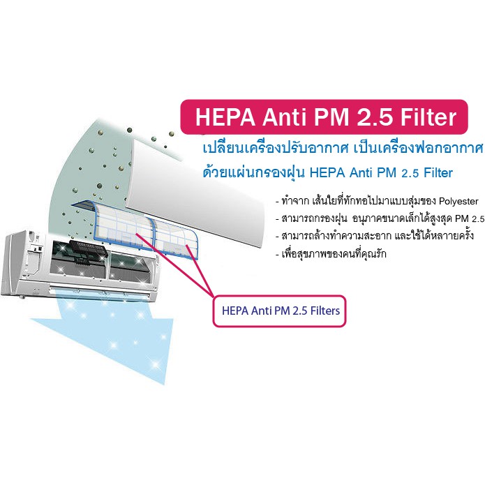 Hepa filter shop 2.5 pm