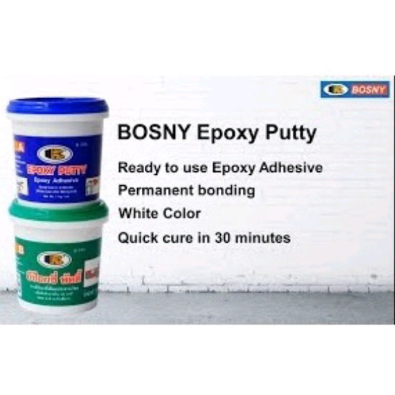 bosny-epoxy-putty-b236-อีพ๊อกซี่พัตตี้-กาวเชื่อมอุดรอยรั่ว-ทนความร้อน-กันน้ำและสารเคมีกัดกร่อนได้ดี-ขนาด-3-กก-ชุด