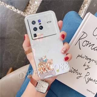 พร้อมส่ง เคสโทรศัพท์ วีโว่ VIVO X80 / X80 Pro / X70 / X70 Pro 5G Softcase Handphone Casing Lovely Cute Cartoon Bears Phone Cell Case Silicone TPU Back Cover VIVOX80 X80Pro