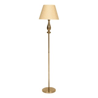 Floor lamp FLOOR LAMP CARINI F9369/1 FABRIC/METAL CLASSIC WHITE/GOLD The lamp Light bulb โคมไฟตั้งพื้น ไฟตั้งพื้น CARINI