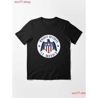 2022 Justice Society Of America Essential T-Shirt เสื้อยืด ดพิมพ์ลาย ดผ้าเด้ง คอกลม cotton ความนิยม sale Unisex