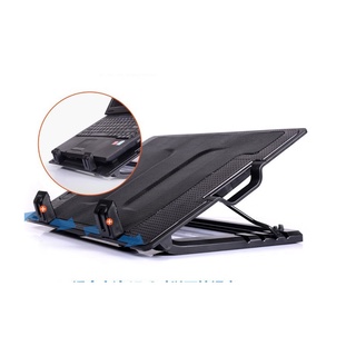 ภาพขนาดย่อของภาพหน้าปกสินค้าZS NoteBook Stand & Cooling Pad พัดลมระบายความร้อนโน๊ตบุ๊คปรับระดับได้ (สีดำ) รุ่น LXN25 จากร้าน zs.123 บน Shopee ภาพที่ 6