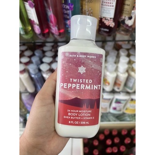 Bath and Body Works Twisted Peppermint Body Lotion 236ml. ของแท้