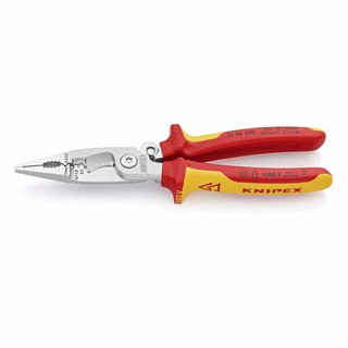 KNIPEX คีมอเนกประสงค์สำหรับงานติดตั้งไฟฟ้า VDE - 200 มม. รุ่น1396200