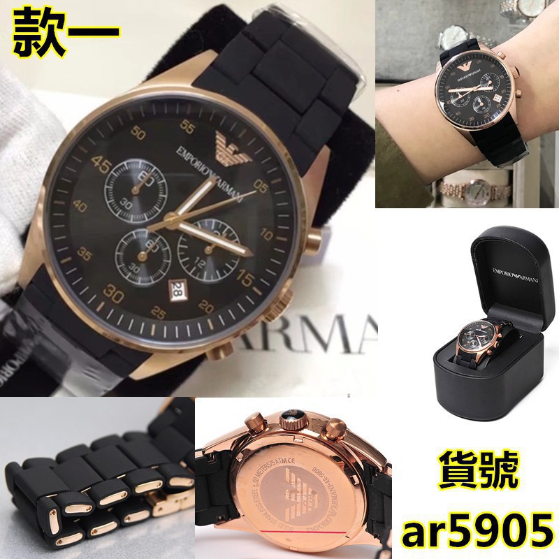 armani-นาฬิกา-2018-ที่ขายดีที่สุดของผู้ชายนาฬิกาเคาน์เตอร์ผู้ชายนาฬิกา-สแตนเลสมัลติฟังก์ชั่นาฬิกาโครโนกราฟสามตา